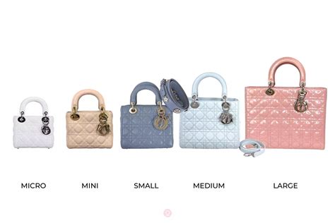 miss dior pouch size|Lady Dior Bag Size Comparison .